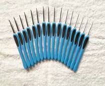 Shanghai Card Gold Lan Hook Needle Plastic Handle Blue