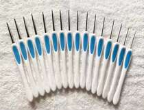 Shanghai Card Gold Lan Hook Needle Plastic Handle White