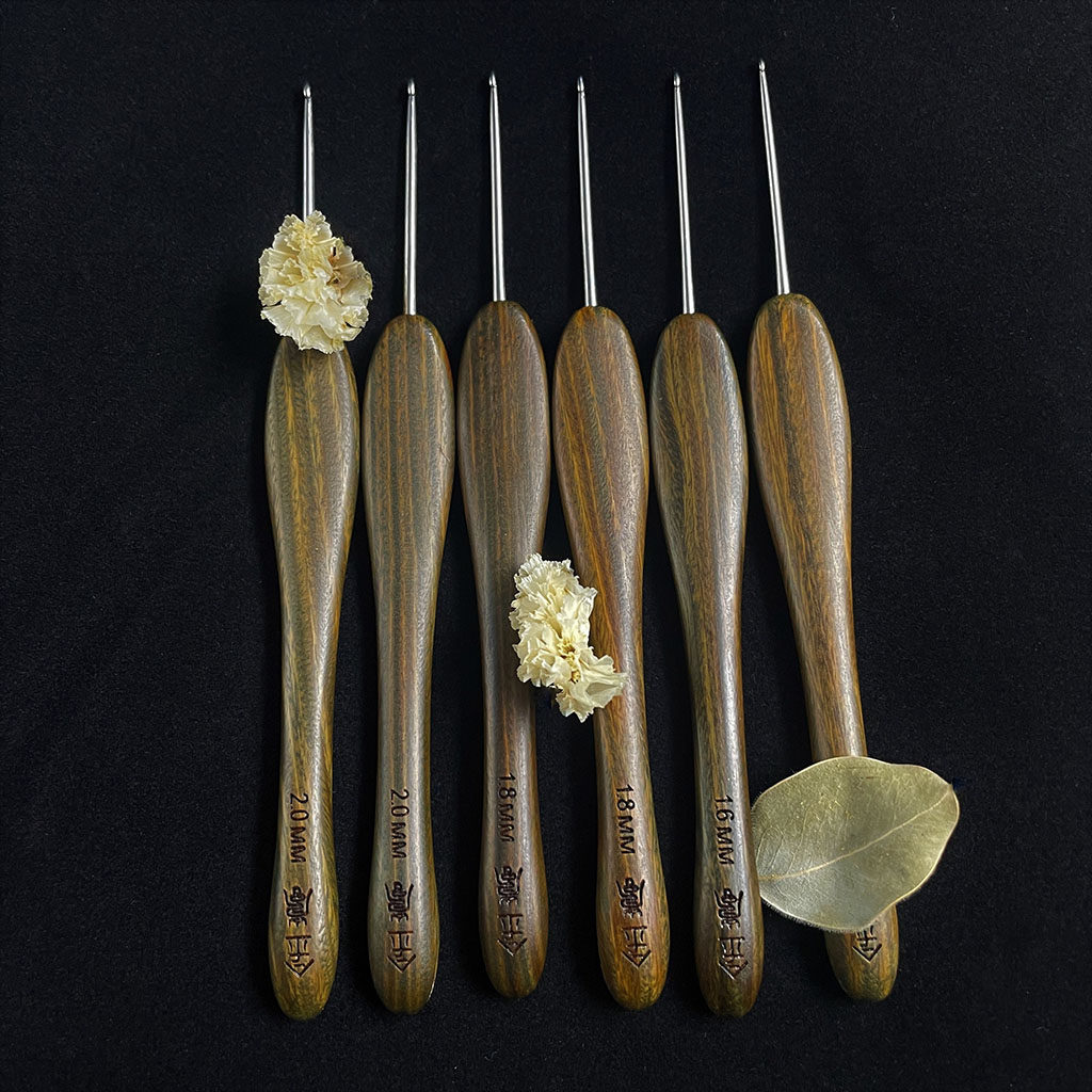 Hu-Zheng Golden Hook Hook Handle Guide to Pin-needle Handle Weaving Tool