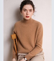 Langzi womens clothing 2022 autumn and winter new domestic high-neck cashmere sweater tops knitted bottoming shirts