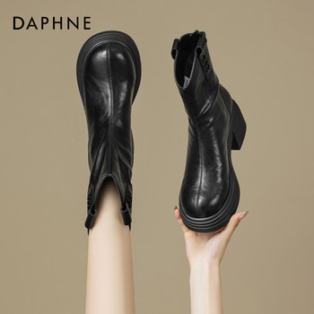 Daphne 2025 new winter british style short boots