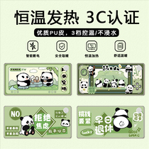 Red Panda Winter Heated Mouse Pad Extra Large Cute Computer Keyboard Winter Heating Office Hand Warmer Desktop Pad