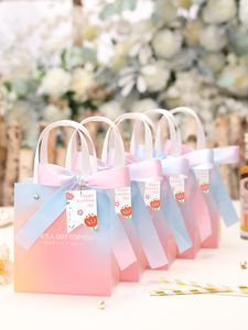 High-End Exquisite Mini Gift Bag, Small Beauty Salon Tote Bag, Gift Packaging Box, Transparent Gift Bag, Empty