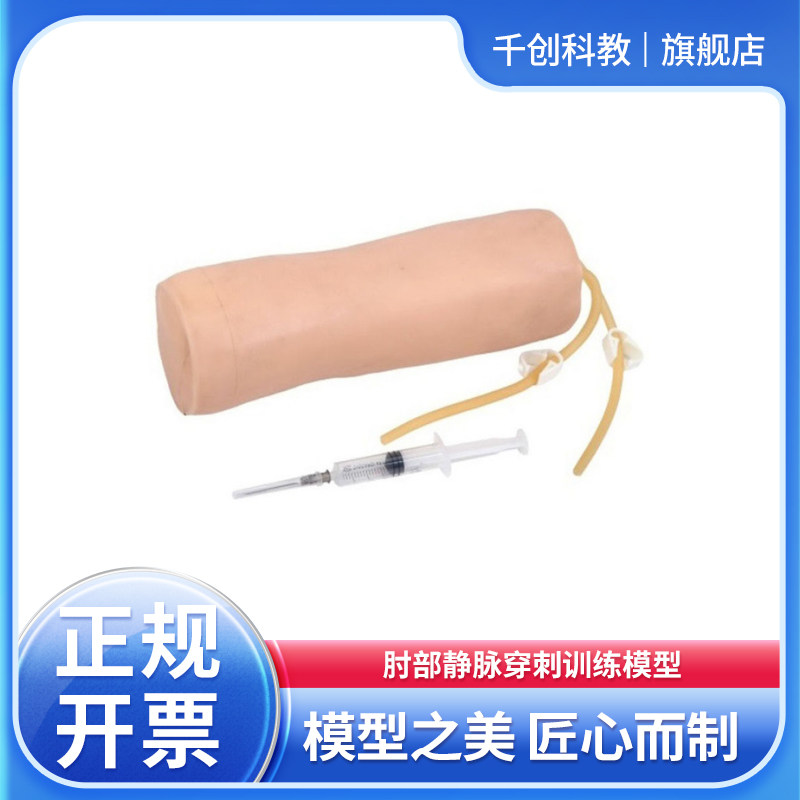 肘静脉穿刺训练模型肘窝静脉系统注射输液抽血进针落空感穿刺回血