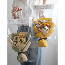 Sunflower Pendulum parlor Living Room Dry Flower Bouquet Package Delivery Man Surprises Boyfriend Full of Star Lantern Teachers Day Rose Flower