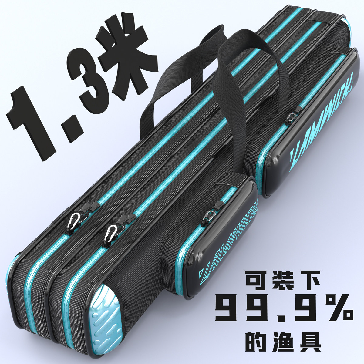 Новая сумка для удилищ, утолщенная и износостойкая оксфордская сумка для удилищ, сумка для рыболовных снастей, сумка для удилищ большой емкости, сумка для хранения, многофункциональная рыболовная сумка