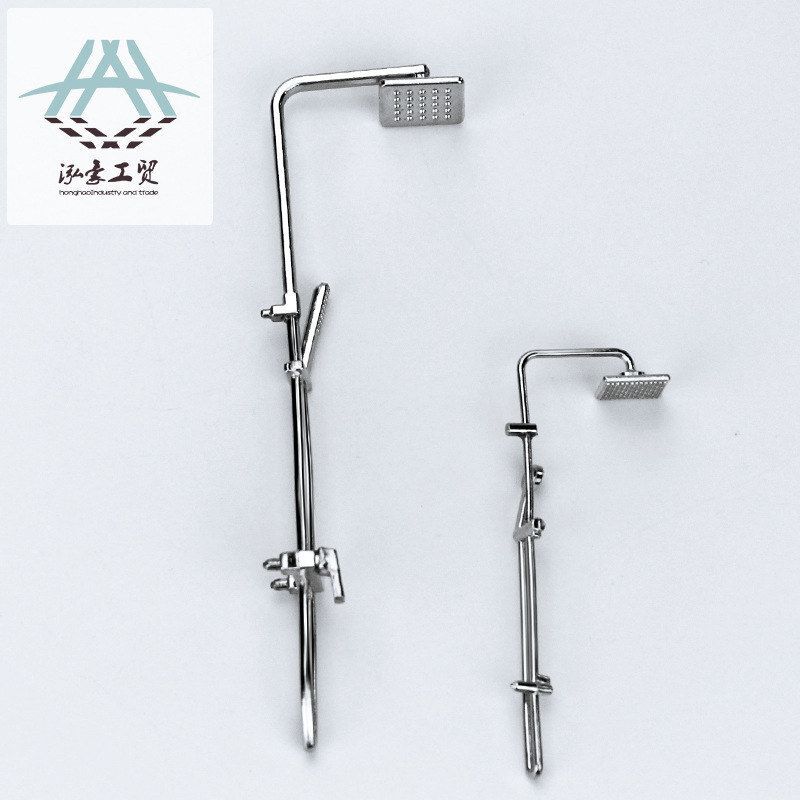 Factory Direct Sales Dollhouse Accessories DIY Miniature Toys Creative Bathroom Model Simulated Shower Head D418