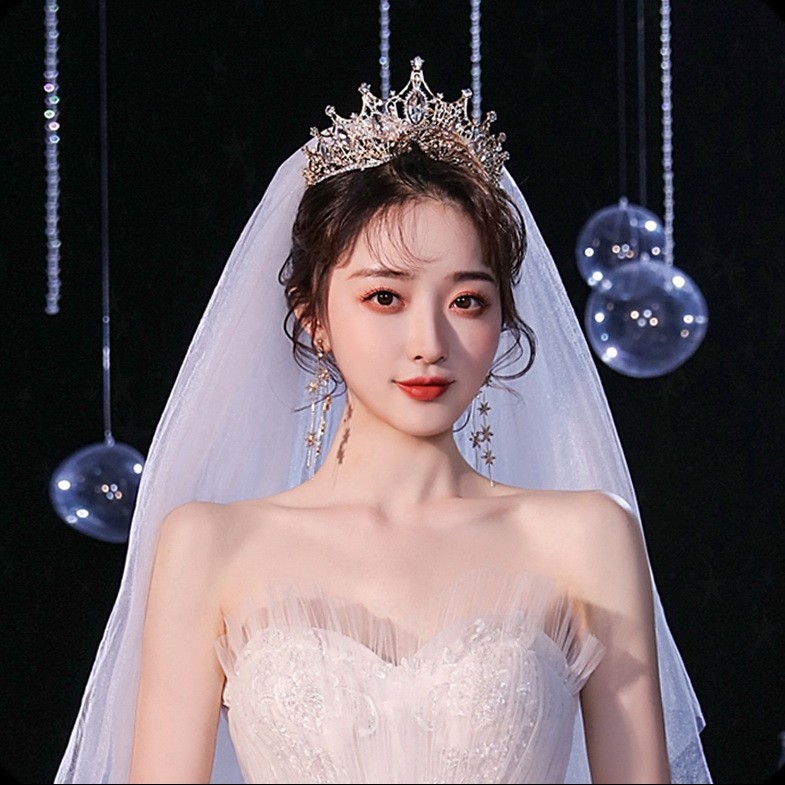 2021 wedding dresses crown bridal headwear crown sensual sensual white yarn main wedding dresses light wedding dresses wedding wedding dresses