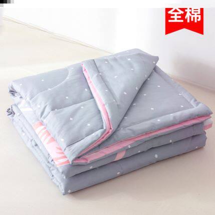 Add water starry cloud pure cotton air conditioning by summer cool quilted by full cotton washable washable single double spring and autumn thin quilt quilt core