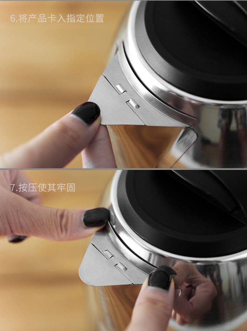 Скатерть 304不锈钢热水壶嘴防尘盖保温盖防虫盖热水壶嘴盖水壶盖通用型