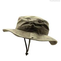 Military fan ruins gray AU Bennie hat round brim sun protection large brim foldable camouflage durable