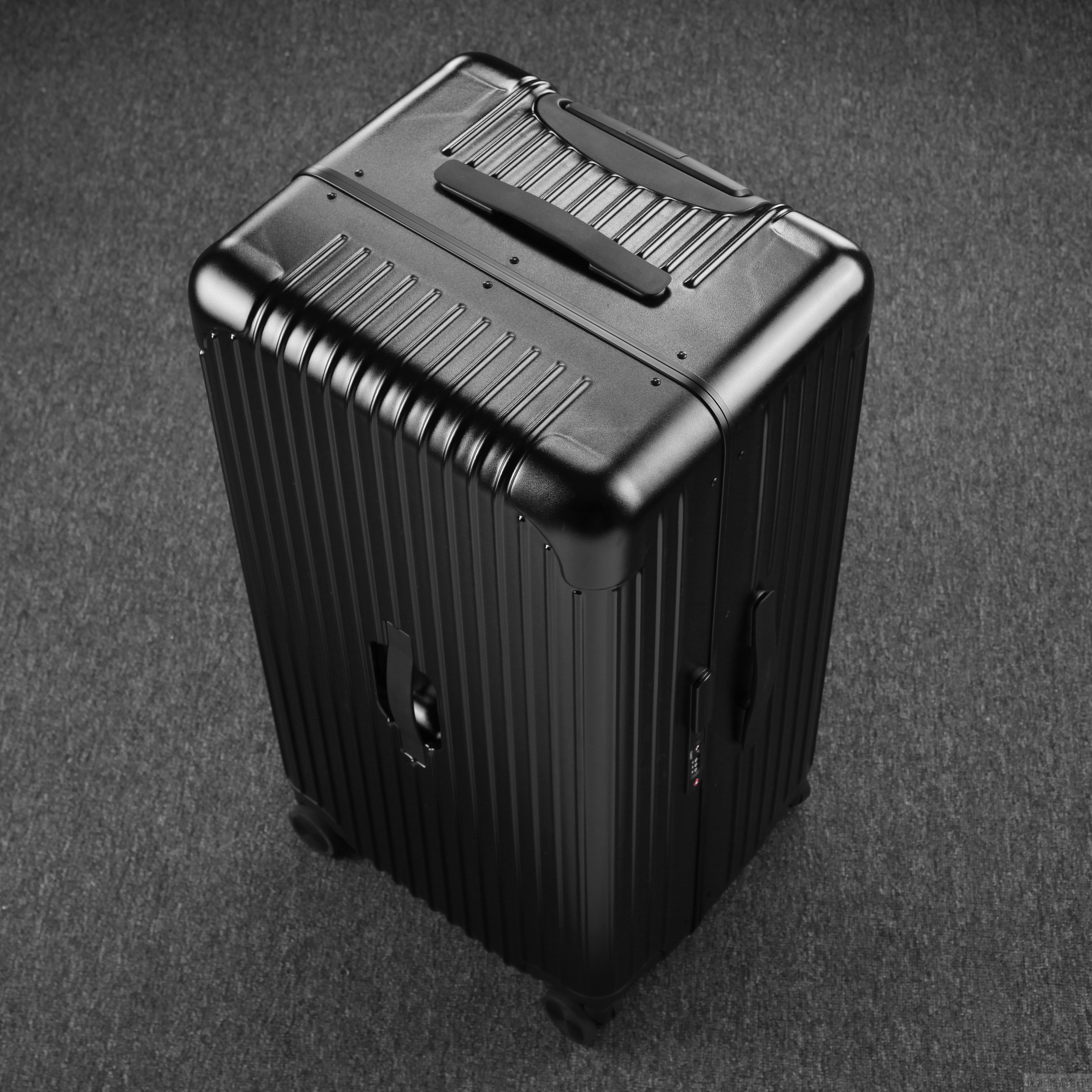 Thickened aluminum frame 28 inch suitcase female large capacity 30 leather case high value durable trolley case male suitcase 32
