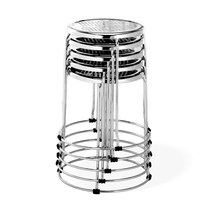 Round Stool Home Dining Stool Thickening Chair Living-room Stool Imitation Stainless Steel Stools Steel Bench Modern Brief small stool