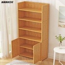 Shelves New Zhejiang Province Simple Book Cabinet Table Students Small Bookshelves Book Desktop Minimalist Living-room Solid Wood