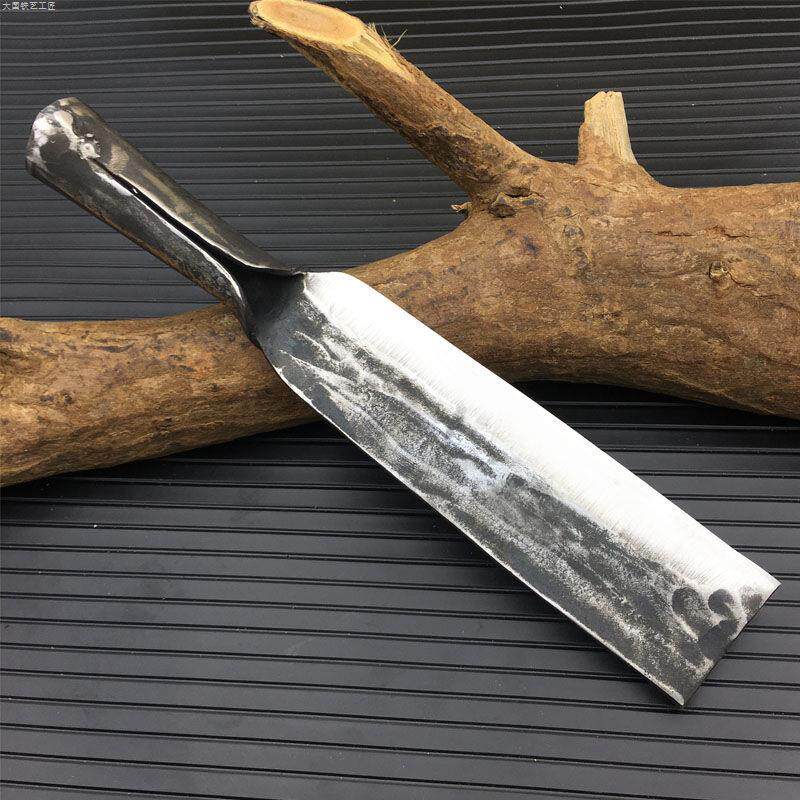 纯手工锻打砍竹刀！砍树劈柴神器！弹簧钢直刀太猛了！-镰刀-淘宝好物网
