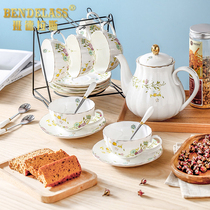 Banderas European afternoon tea set set home light luxury hipster coffee cup saucer