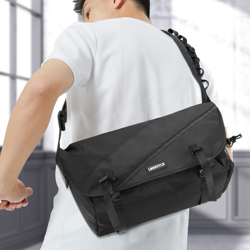 Original new shoulder bag fashion small backpack Korean version personality storage bag couple bag multi-functional Messenger difference