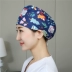 Mũ phòng mổ nữ cotton nguyên chất mũ y tế bác sĩ y tá mũ miệng nha khoa y tế mũ làm việc điều chỉnh khóa nắp tròn mũ trùm y tế mũ chụp tóc y tế 