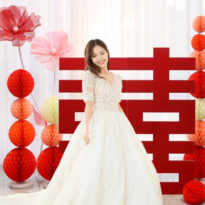 Stereojoy Character Large Number Landing KT Board Background Wall Wedding Wedding Wedding Banquet Wedding Decoration Arrangement Dress Dress Dress with great All-Taobao