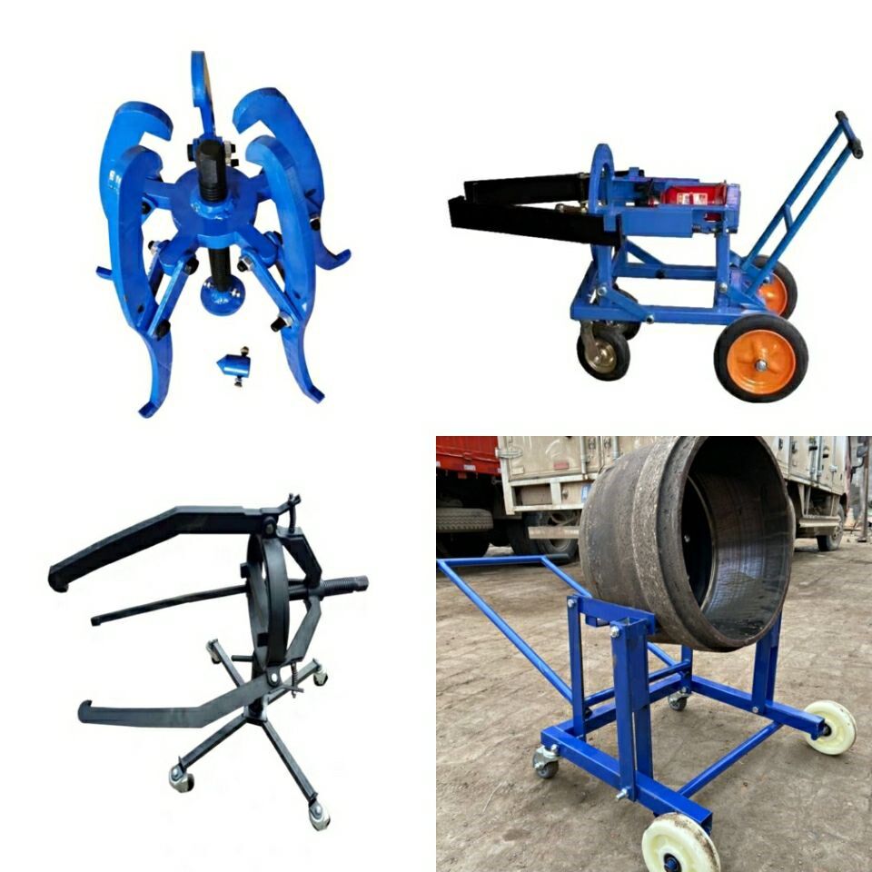Lengthened plus coarse cart Three-claw brake boiler extractor puller brake drum rammer brake basin Disassembly Tool