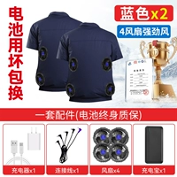 Синий вентилятор, 2 шт, 36v, увеличение в 800 раз