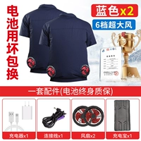 [80 миллионов энергии ветра 36 В 800 раз] + 2 синих коротких рукава (ураганная версия)