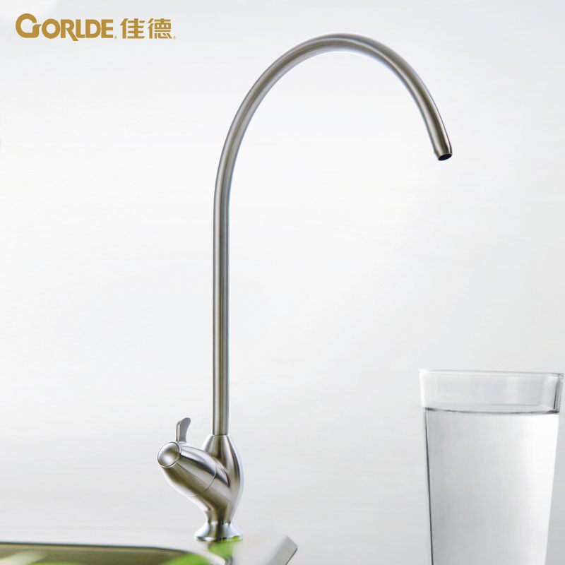 Tyard SUS304 Stainless Steel Straight Drinking Single Cold Tap Kitchen Sink Wash Basin tap Unleaded