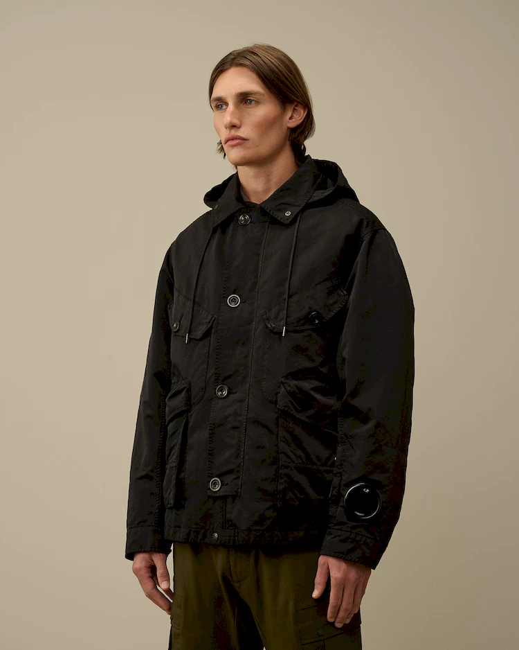 C.P.COMPANY FW24 Micro Kei Mille 2-в-1 нейлон, пуховик