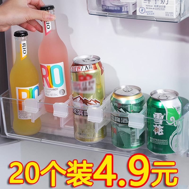 Inner door separator inner door insert anti-dumping layered partition card button hook collection box finishing plastic clamp