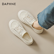 Daphne soft-soled canvas shoes for women summer thin white shoes 2024 new flat-soled lazy shoes versatile for commuting