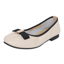 Daphne sheepskin single shoes womens summer 2024 new flat shoes womens soft-soled granny shoes boat scoop shoes womens shoes summer style