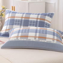 European-style cotton ten-layer gauze thickened pillow towel for a pair of cotton-resistant household high-grade pillow towel to prevent falling off