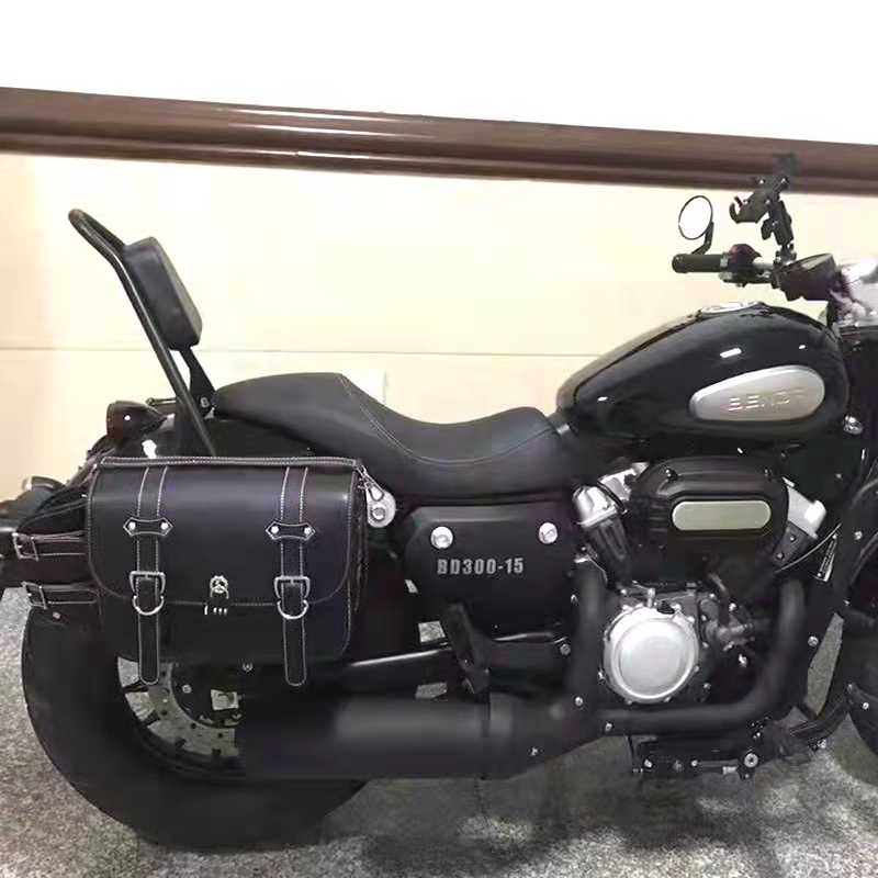Applicable to jinra 300 side bag modification motorcycle side box original galloping beast Benda BD250 400 backrest canvas bag