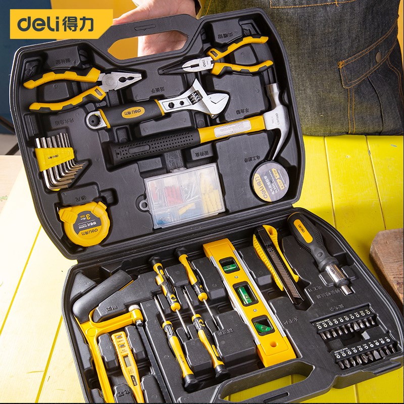 Toolbox set household multifunctional hardware repair box combination daily maintenance electrician special DL5973
