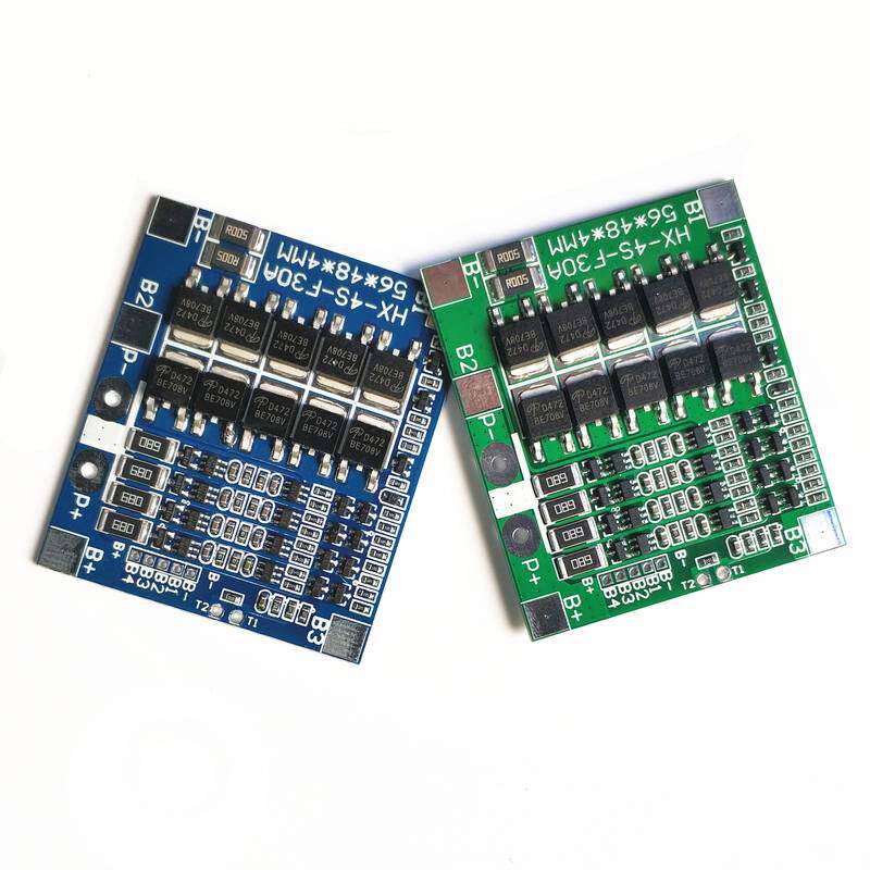 4 string 14 8V lithium battery protection board with balanced four strings of 12 8v lithium iron phosphate battery protection board 30A