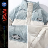 Вельветовый удерживающий тепло пуховик, куртка для влюбленных, парная одежда