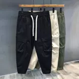 Мужские летние тонкие штаны для отдыха, свободный крой