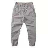 Однотонные тонкие комфортные универсальные мужские штаны, свободный прямой крой