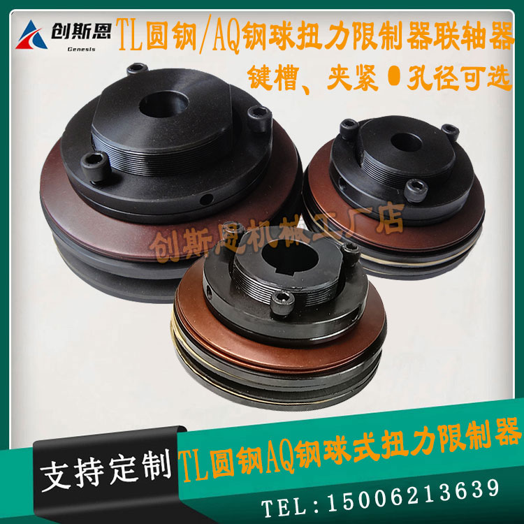 Motor coupling TL TC AQ frictional torque torque limiter chain overload protects safe clutch tablet