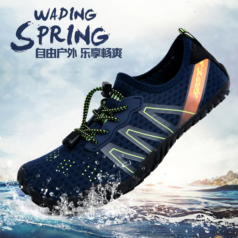 2021 new fitness treadmill shoes wading couple beach shoes snorkeling swimming upstream shoes non-slip squat shoes men