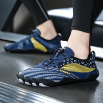 2021 New Fitness Treadmill Shoes Male Swimming Diving Shoes Covered Water Snorkeling Shoes Breathable Non-slip Laces Beach Shoes