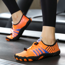2022 New Couple Beach Shoes Diving Shoes Outdoor Covered Water Traceability Creek Swimming Shoes Speed Dry Non-slip Anti-Cut Barefoot Shoes