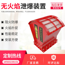  Flame-free explosion-relief device Dust removal box Flame-free explosion-relief device explosion-relief port Indoor dust pipe explosion-relief valve explosion-relief sheet