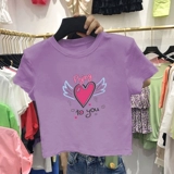 Tide, летняя короткая футболка для отдыха, 2021 года, свободный крой