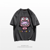 Tide, ретро летняя футболка, в американском стиле, большой размер, оверсайз