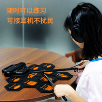 solo hand roll electronic drum strike jazz drum set junior children scholar folding game drum portable hand practice artifact