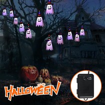 Halloween ghost lights scene layout camping lights string hanging on the tree holiday lights usb lights nightlight