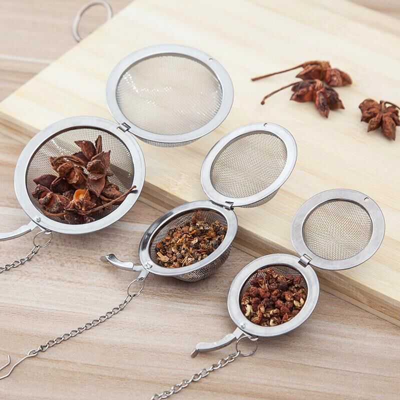 Creative Stainless Steel Fine Mesh Seasoned Ball Kitchen Soup Spice Stew filter Kitchen Tools Tea Ball 