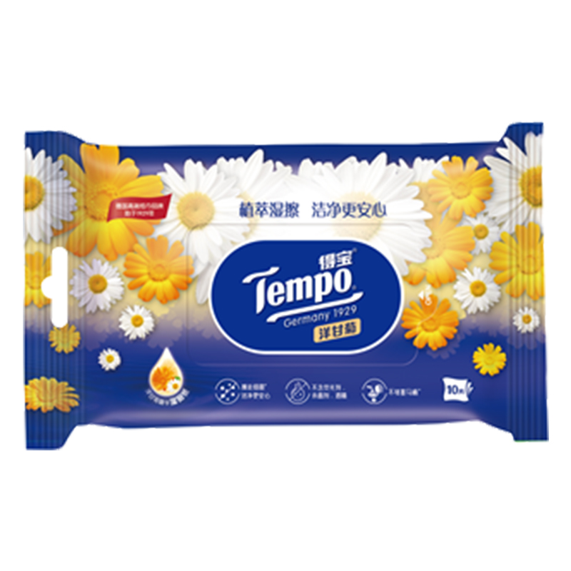 TempoTempo plant heartier guanile taste wet toilet paper 10 pieces 1 pack poop style n