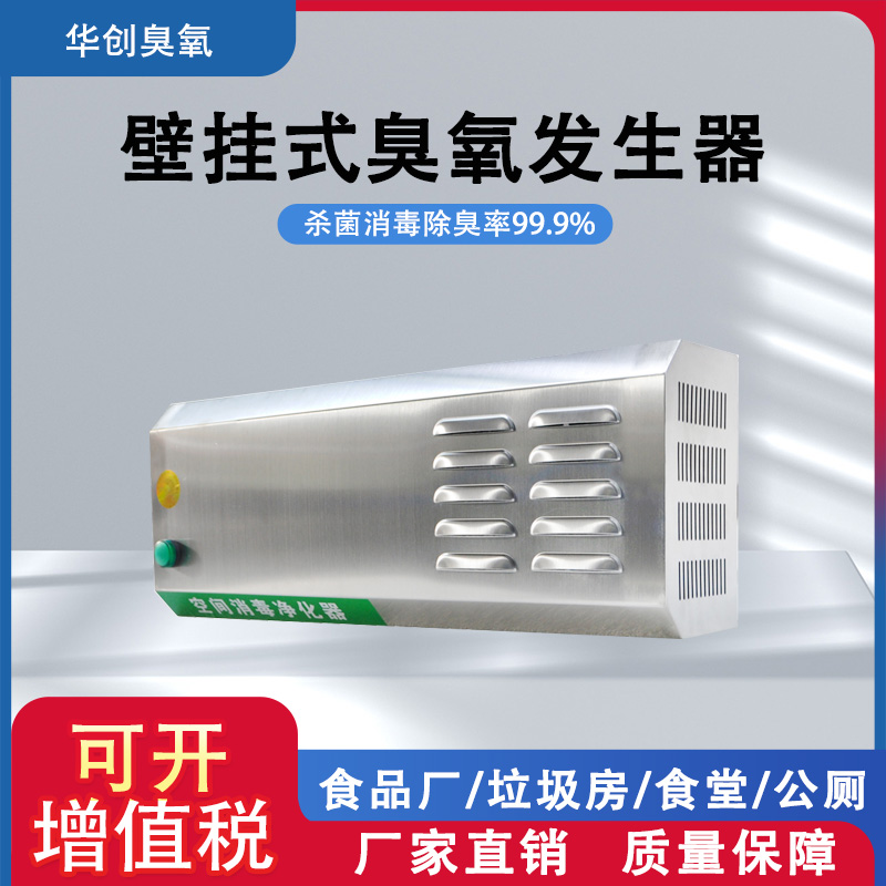 Wall-mounted ozone generator food factory garbage room deodorization deodorization air purification sterilization ozone disinfection machine